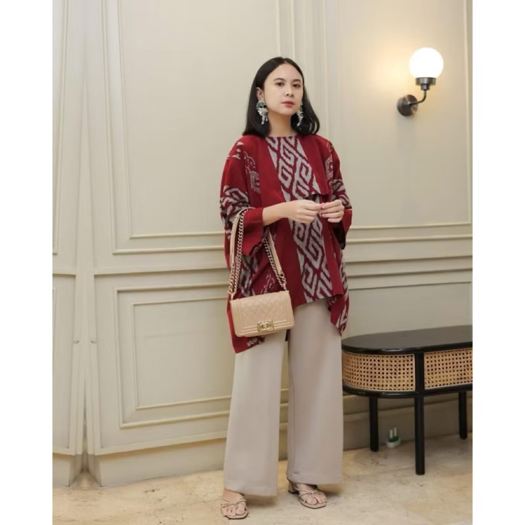 Baju Tenun wanita - Blouse Tenun wanita - Atasan tenun wanita