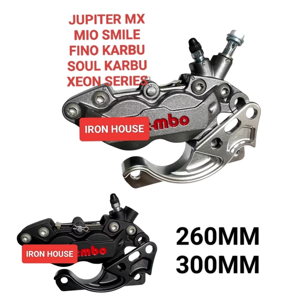 BIG POT kaliper depan yamaha MIO SMILE JUPITER Z1 ROBOT JUPITER MX disc 260mm 300mm