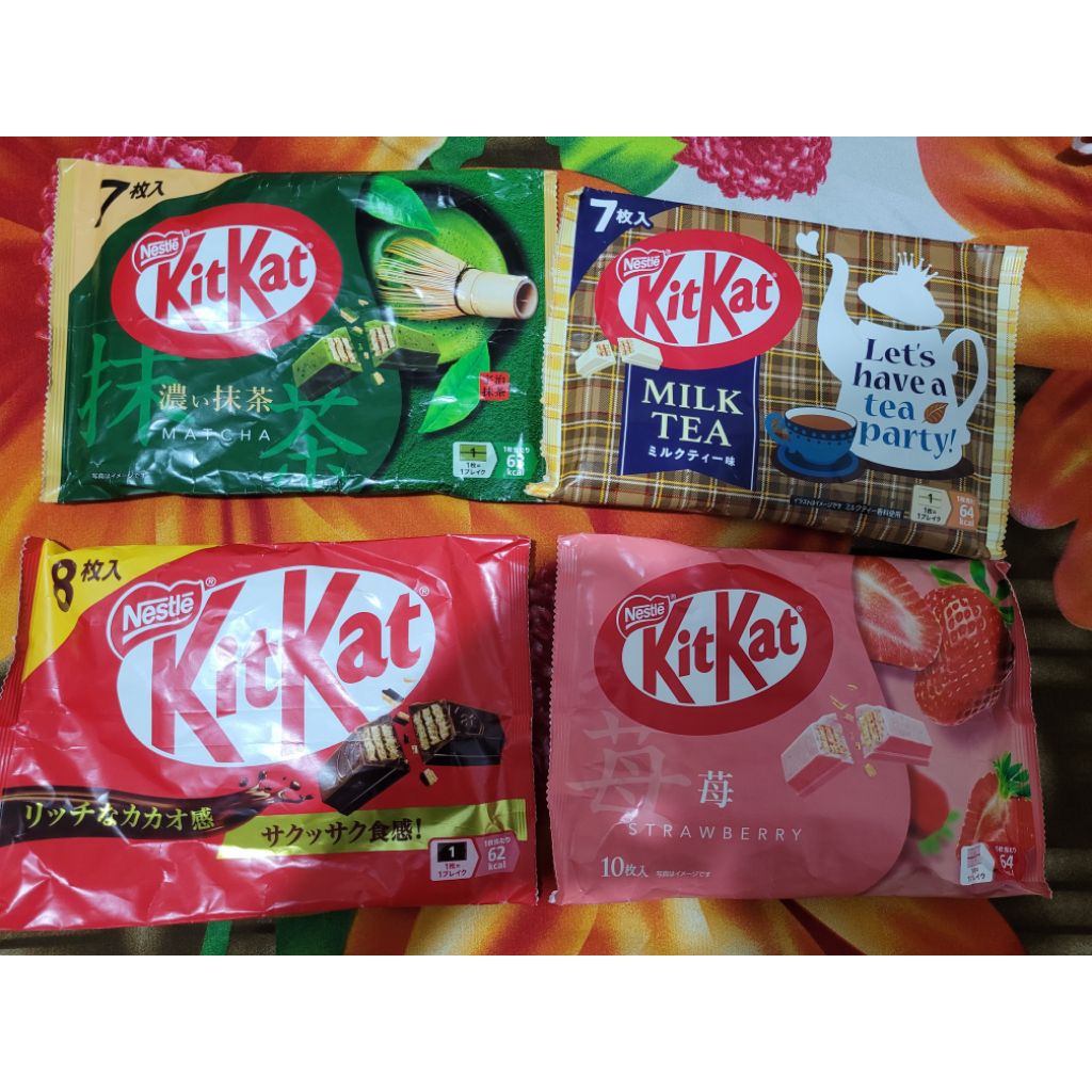 

KITKAT Stoberry Matcha Coklat Milktea JAPAN
