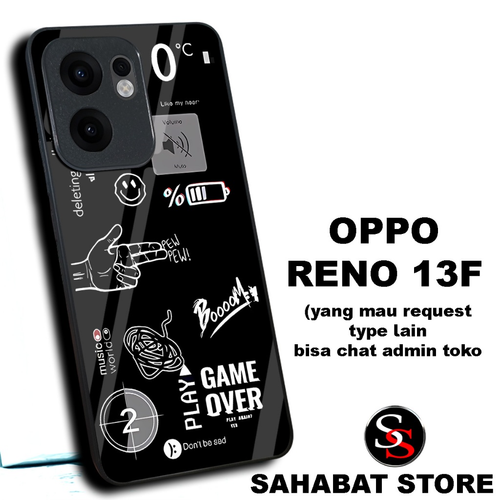softcase glossy Oppo Reno 13F/S18/Case Hp Oppo Reno 13F dan all type smart phone & android/casing hp