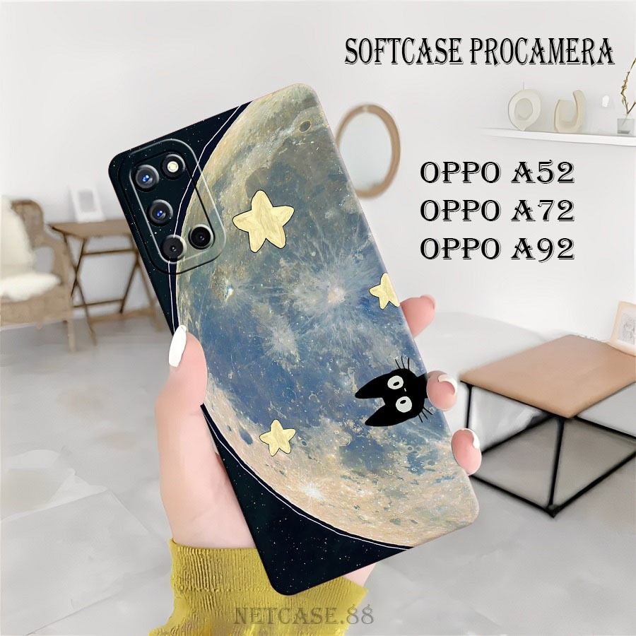 Silikon Hp Oppo a52 - Oppo A72 - Oppo A92 - Cassing Procamera Lentur Fashion Case Silikon Tpu Motif 