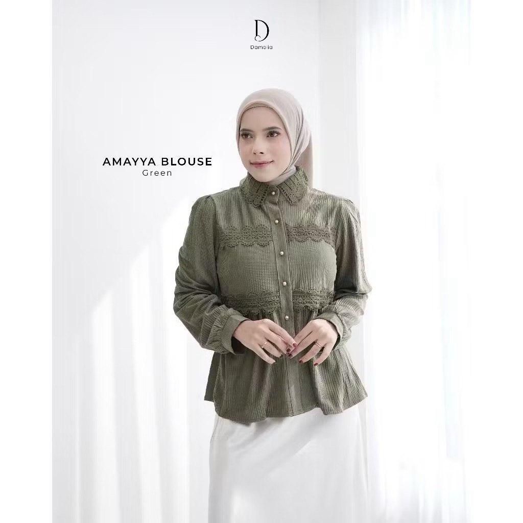 Damelia Melstore Jkt Amayya Blouse Wanita DAMELIA MELSTORE JKT