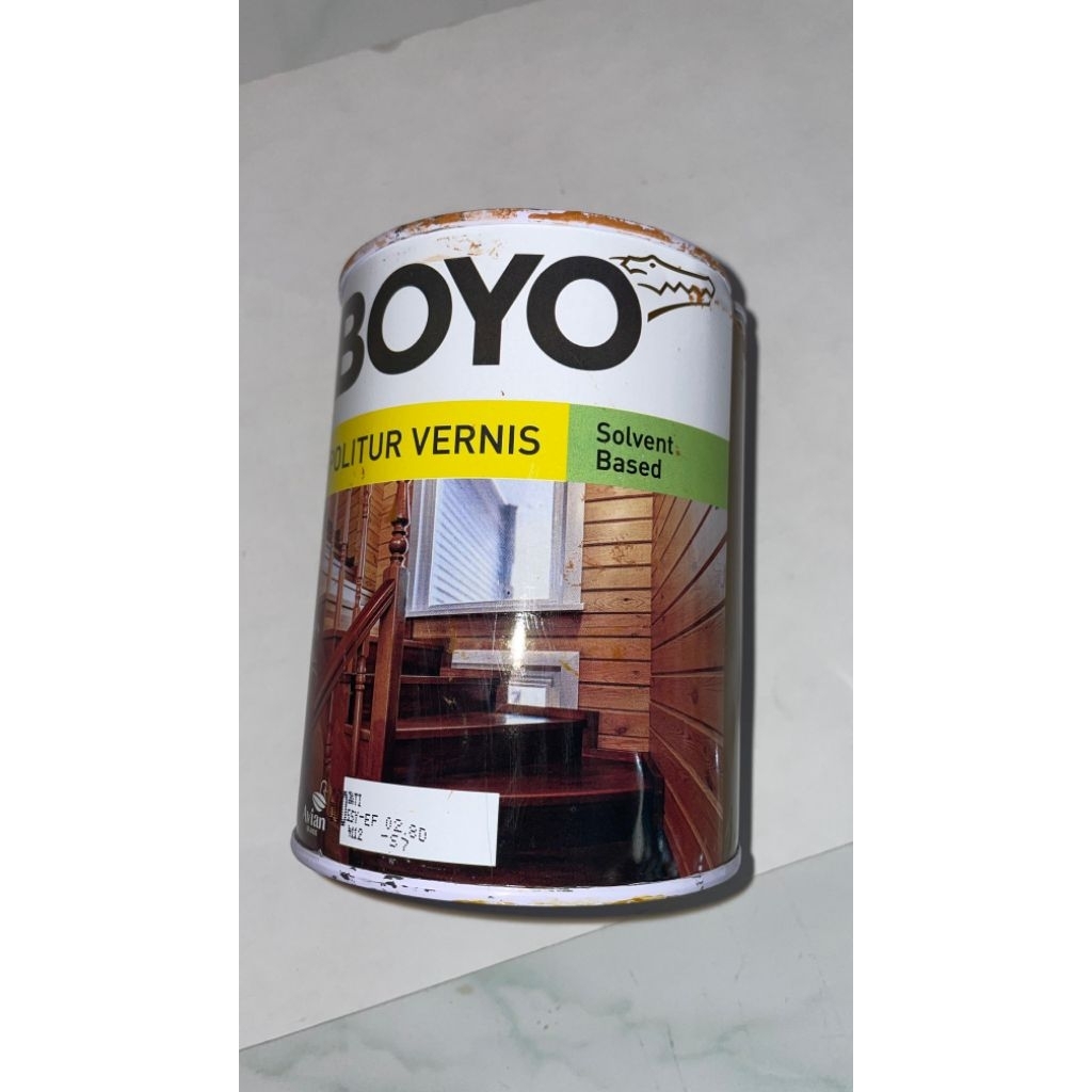 Vernis Boyo 1liter Warna Jati