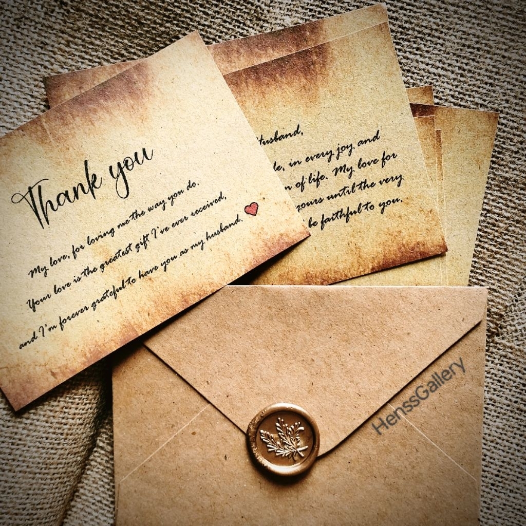 

KARTU UCAPAN DAN AMPLOP VINTAGE KEKINIAN CURCOL KERTAS BANYAK