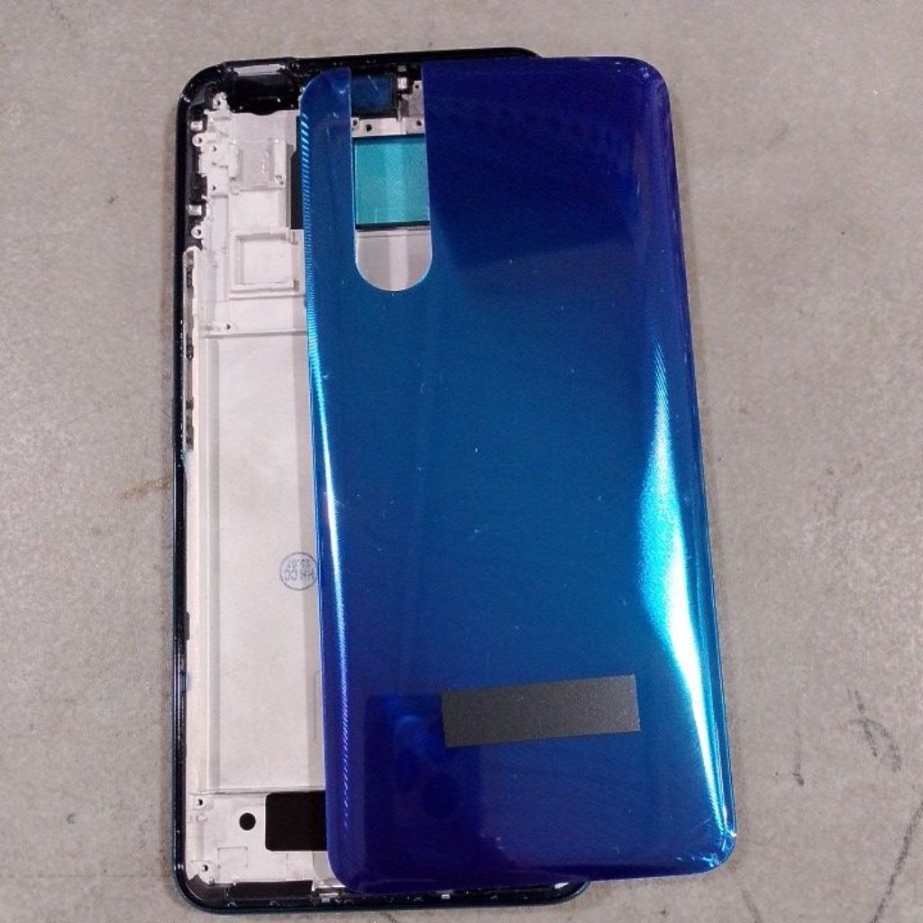 Housing - Casing fullset back+frame Vivo V15 Pro Biru