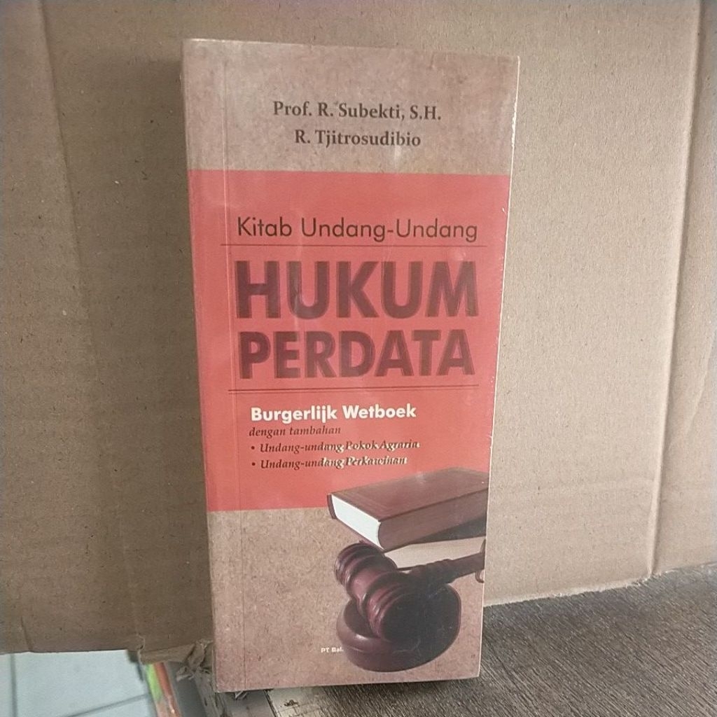 Buku Bekas Kitab uu hukum perdata