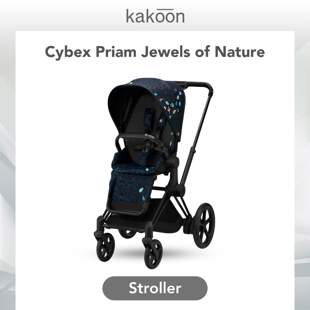 KAKOON CYBEX Platinum Priam Jewels Of Nature Rose Gold Chassis Stroller