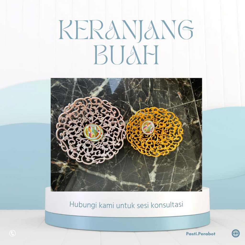 KERANJANG BUAH / TEMPAT BUAH PLASTIK / OVAL FRUIT PLATE LUCKY BIRD / KERANJANG BUAH ESTETIK / KERANJ