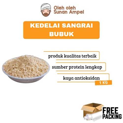 

ORIGINAL KEDELAI SANGARI BUBUK 1KG KUALITAS PREMIUM SUMBER ENERGI & PROTEIN UNTUK KESEHATAN