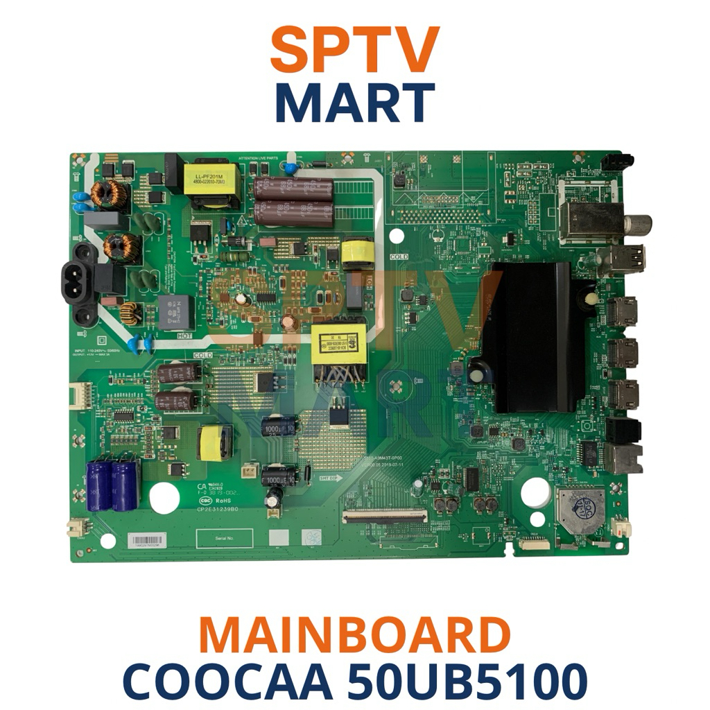 MAINBOARD TV COOCAA 50UB5100 – MB COOCAA 50UB5100