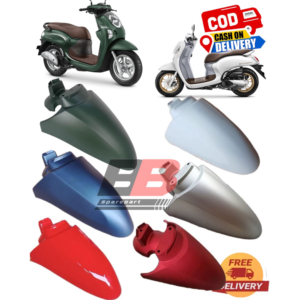 [TERLARIS] SPAKBOR DEPAN SCOOPY STYLISH SCOOPY PRESTIGE 2021-2024 ALL WARNA KUALITAS TERBAIK HONDA |