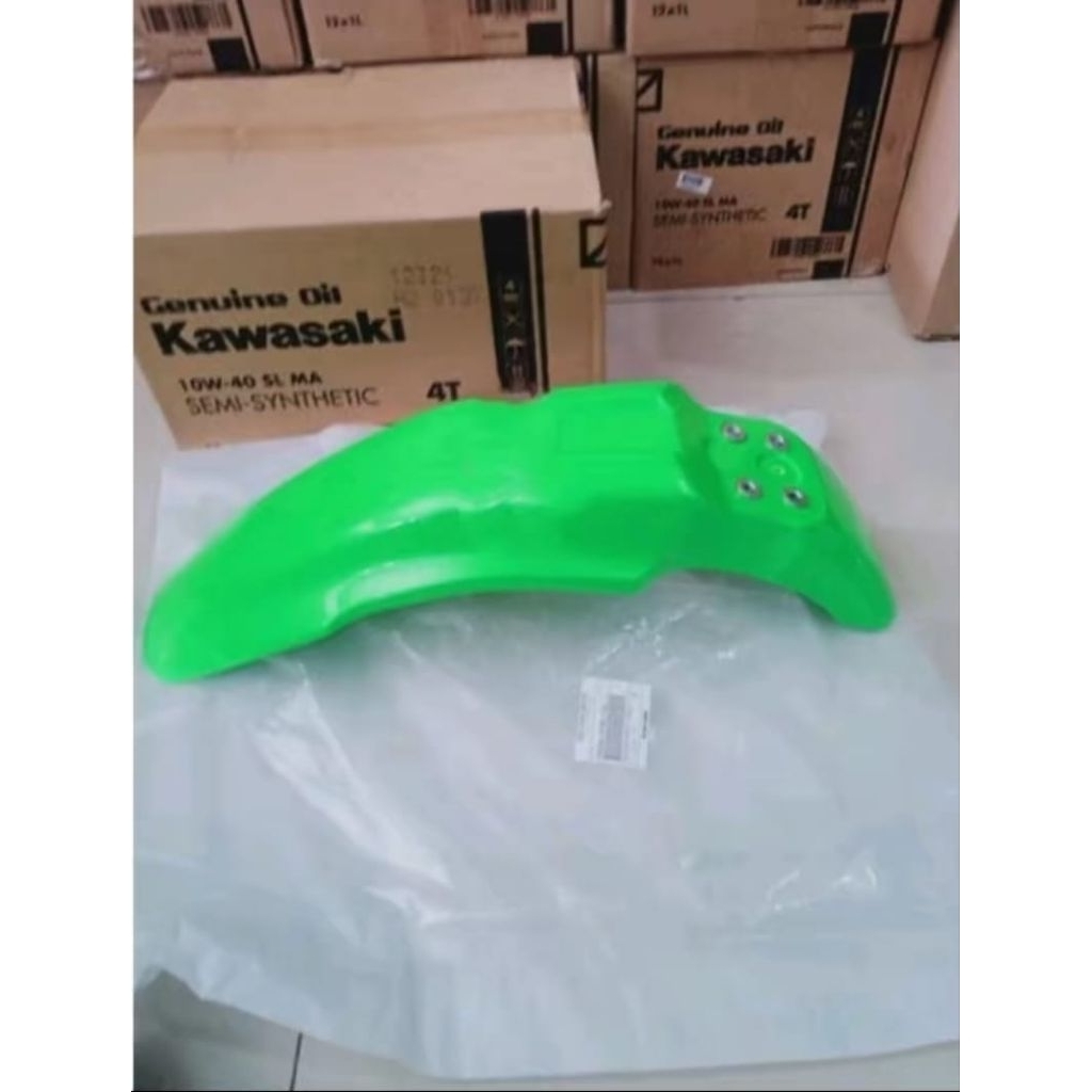 spakbor depan KLX140 KLX 140 Hijau original