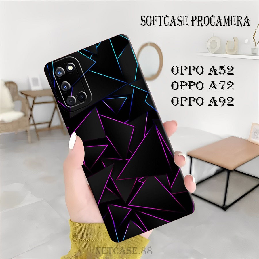 Softcase Hp Oppo A52 - Oppo A72 - Oppo A92 - Case Terbaru - Tpu Silikon - Softcase Lentur - Fashion 