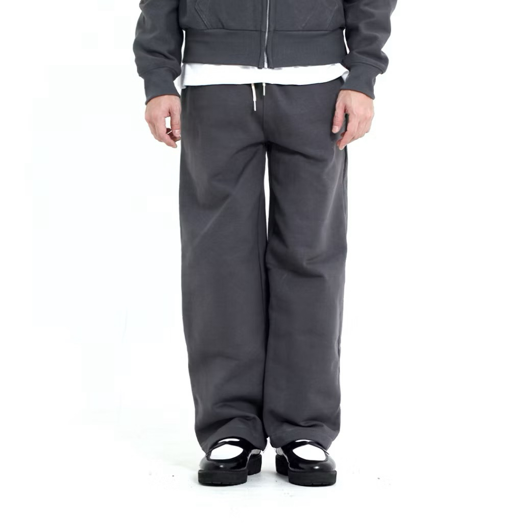 All Around Faded sweatpants wide leg dust grey