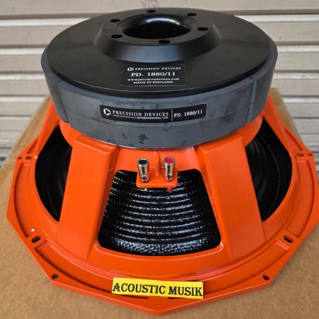 SPEAKER SUBWOOFER PRECISION DEVICES PD1880/II DOUBLE MAGNET DAUN CARBON PD 1880 DOUBLE MAGNET