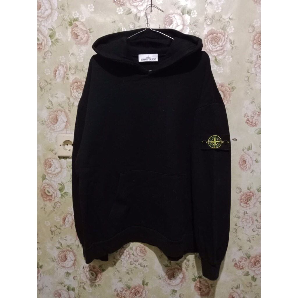hoodie stone island second basic black 73x120