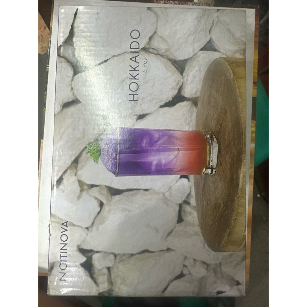 gelas Citinova Hokkaido isi 6 pcs