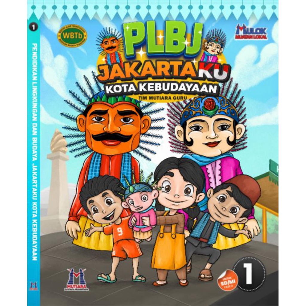 Buku PLBJ Jakarta-Ku Kota Kebudayaan Kelas 1 SD/MI Terbitan PT. Mutiara Pustaka Nusantara