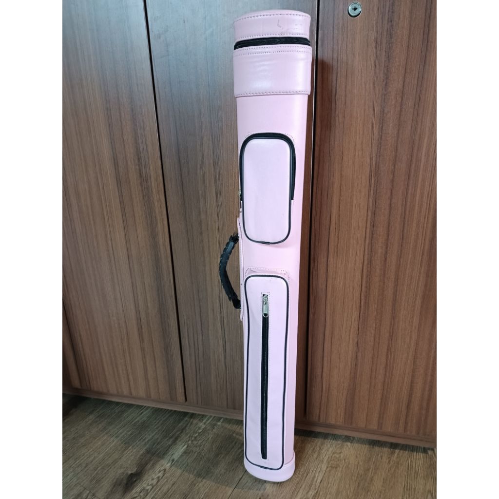 tas billiard-home made cue case 2x2 pink