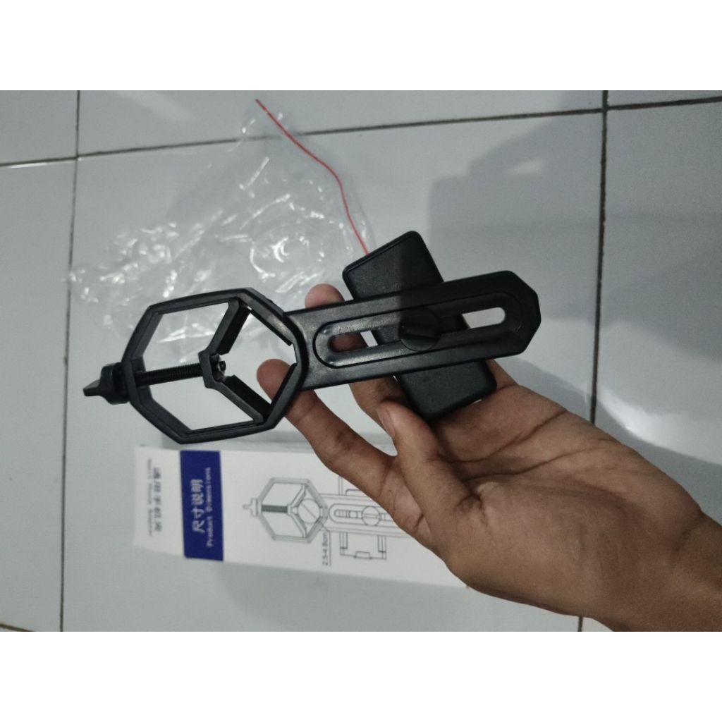 Adaptor Holder hp ke mikroskop