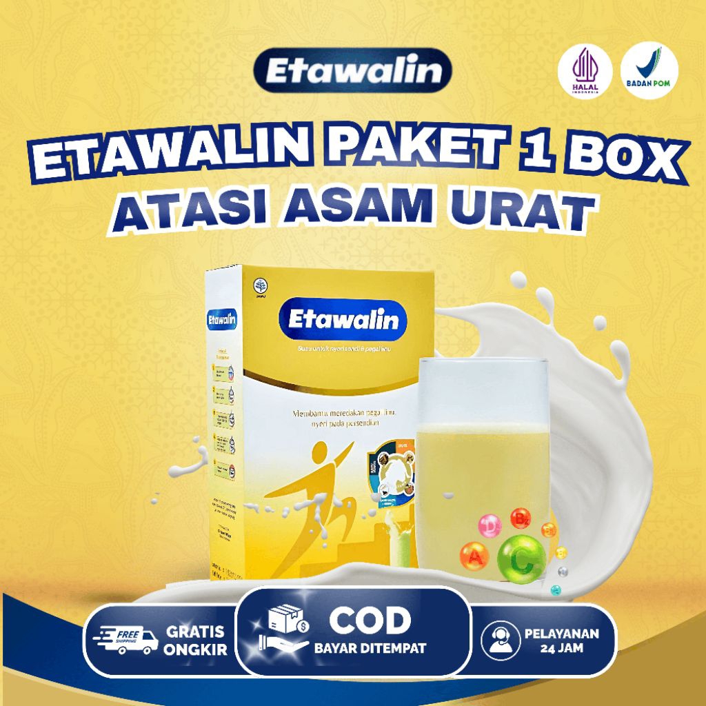 

Etawalin Original Susu Atasi Permasalahan Sendi Dan Asam Urat ( ORIGINAL )