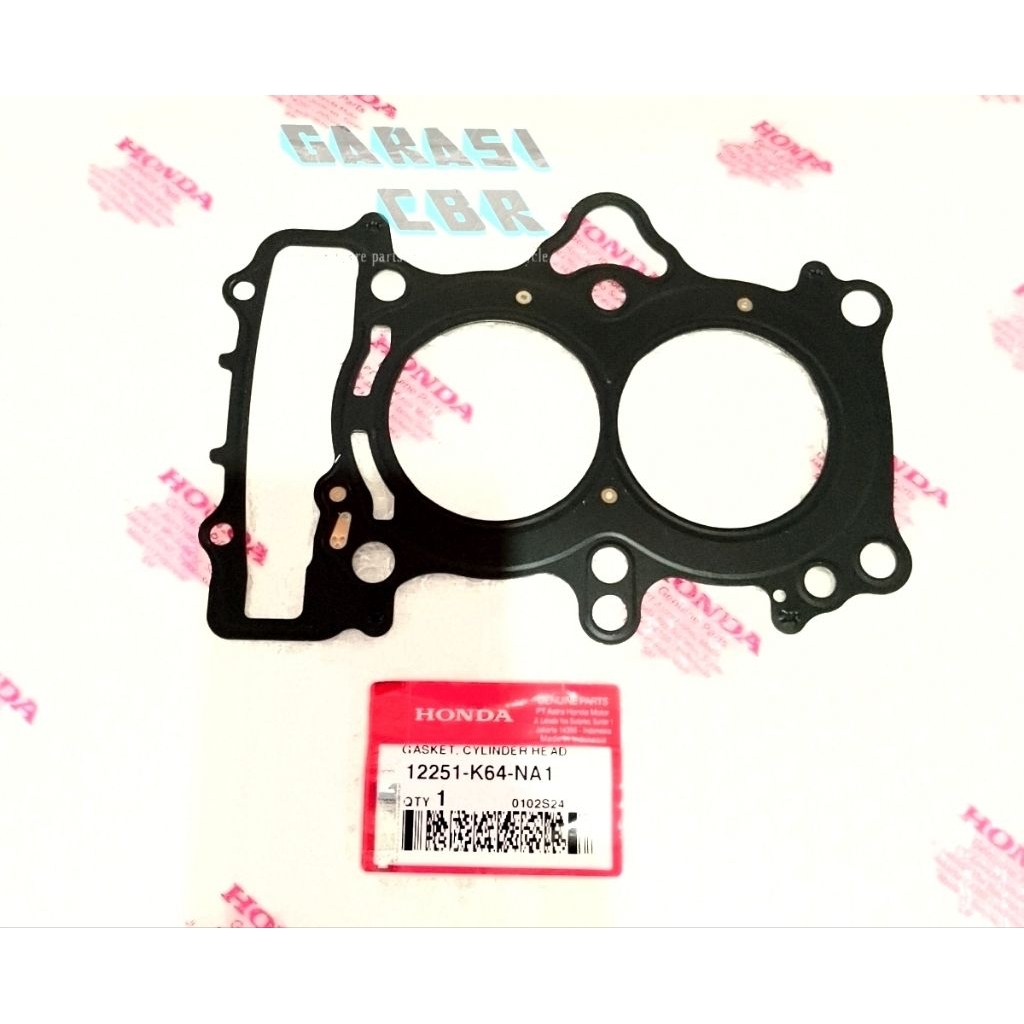 12251K64NA1 - Paking Head Gasket Cylinder Head CBR 250RR K64J - Paking Gasket Blok Piston CBR 250RR 