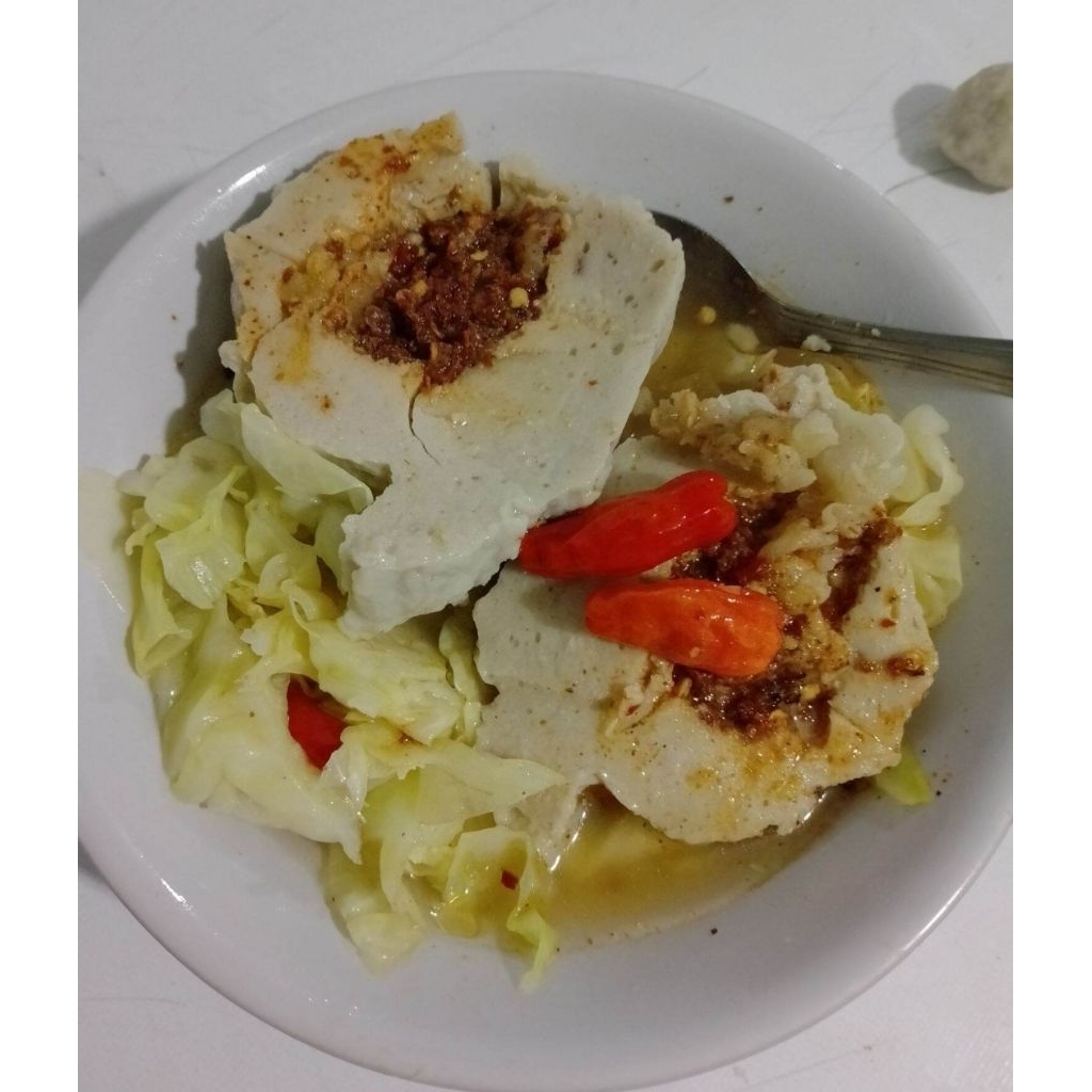 bakso beranak super jumbo isi tetelan pedas / ori