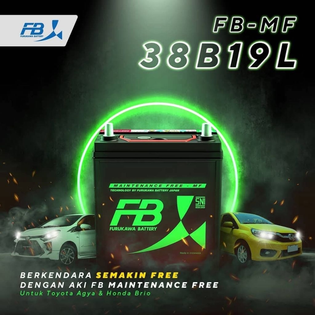 Aki kering FB MF NS40ZL (35ah) Mobil Expander 38B19L Furukawa Battery