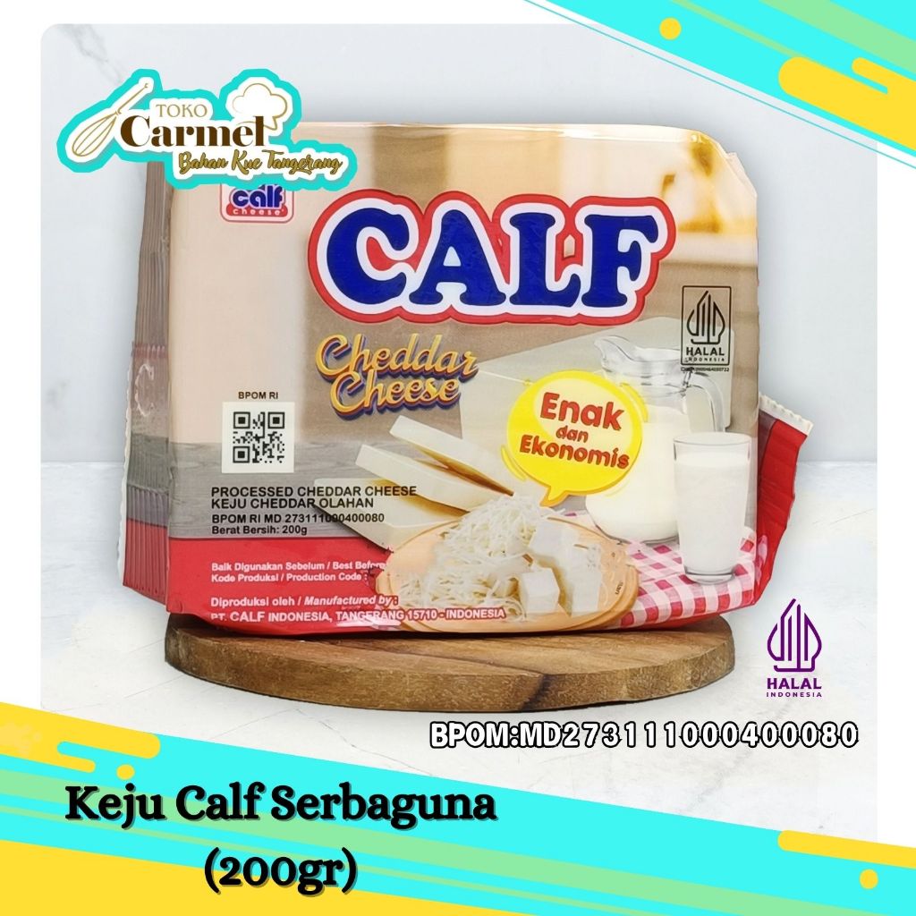 

Keju Calf Serbaguna 200gr - Keju Parut Serbaguna