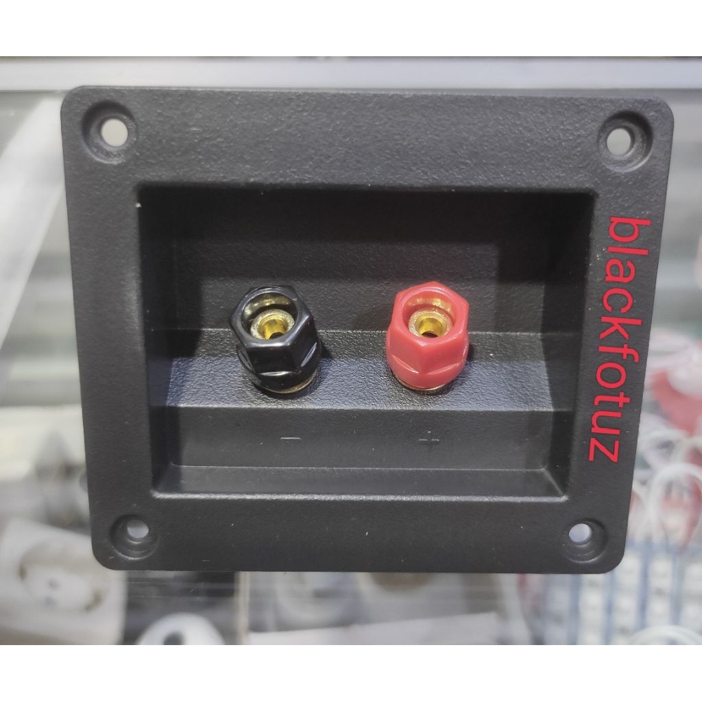 Terminal bok speaker kotak binding kuningan drat tebal kwalitas IMPORT