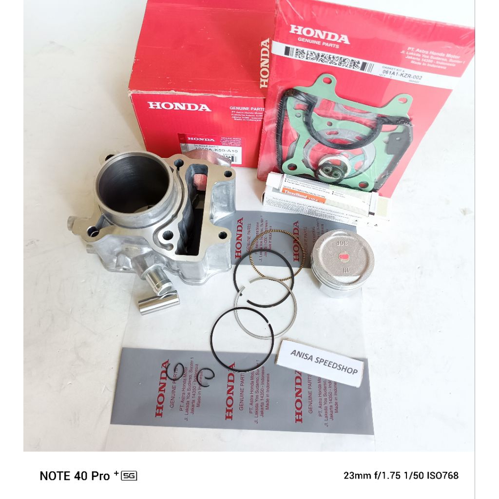 Blok seher 3 item  k59 honda vario 150, vario 150 esp, vario led, pcx 150, vario 150 led old