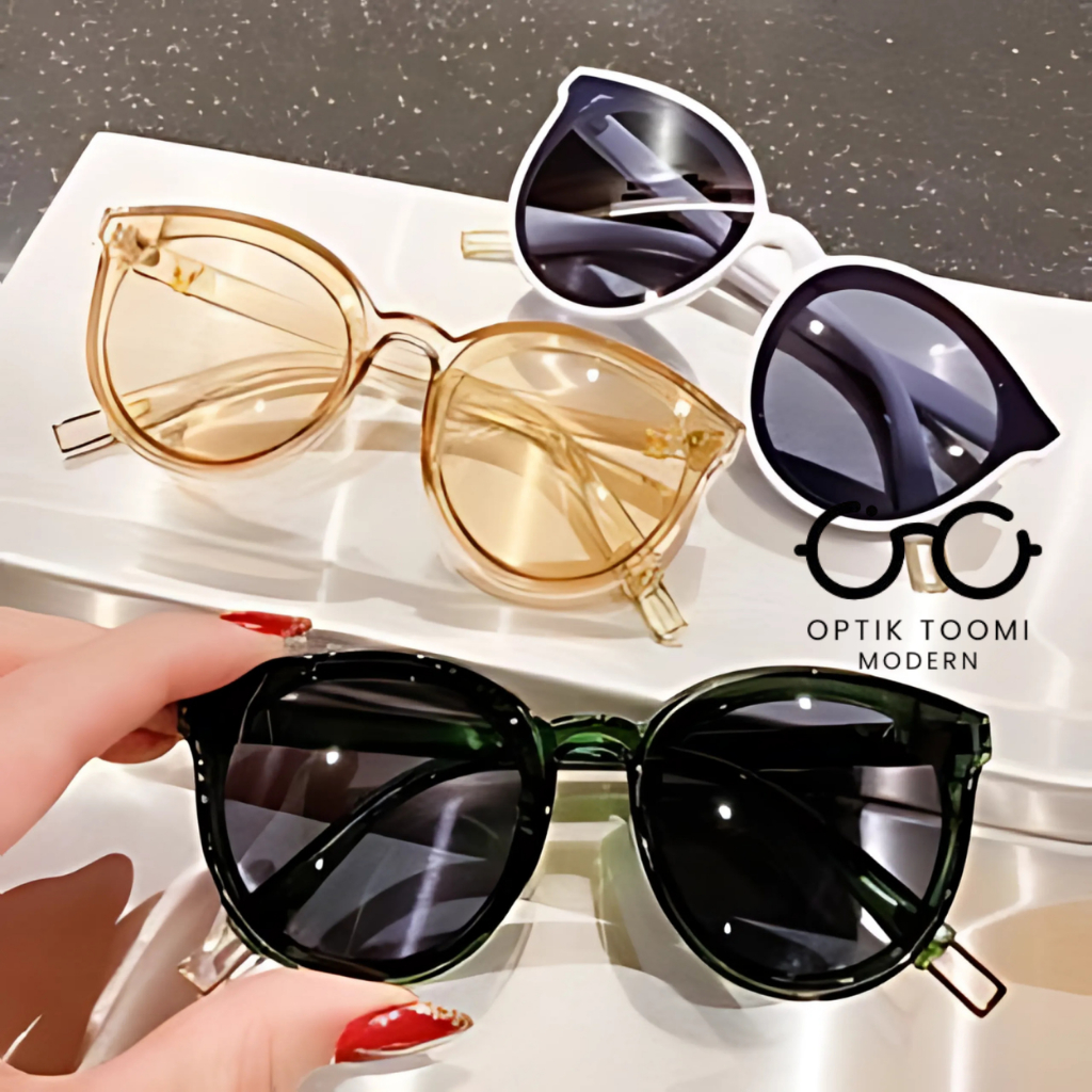 TOOMI Kacamata Hitam Anti UV Sunglasses Fashion Korea Pria Wanita Anak Terbaru Kacamata Import Model