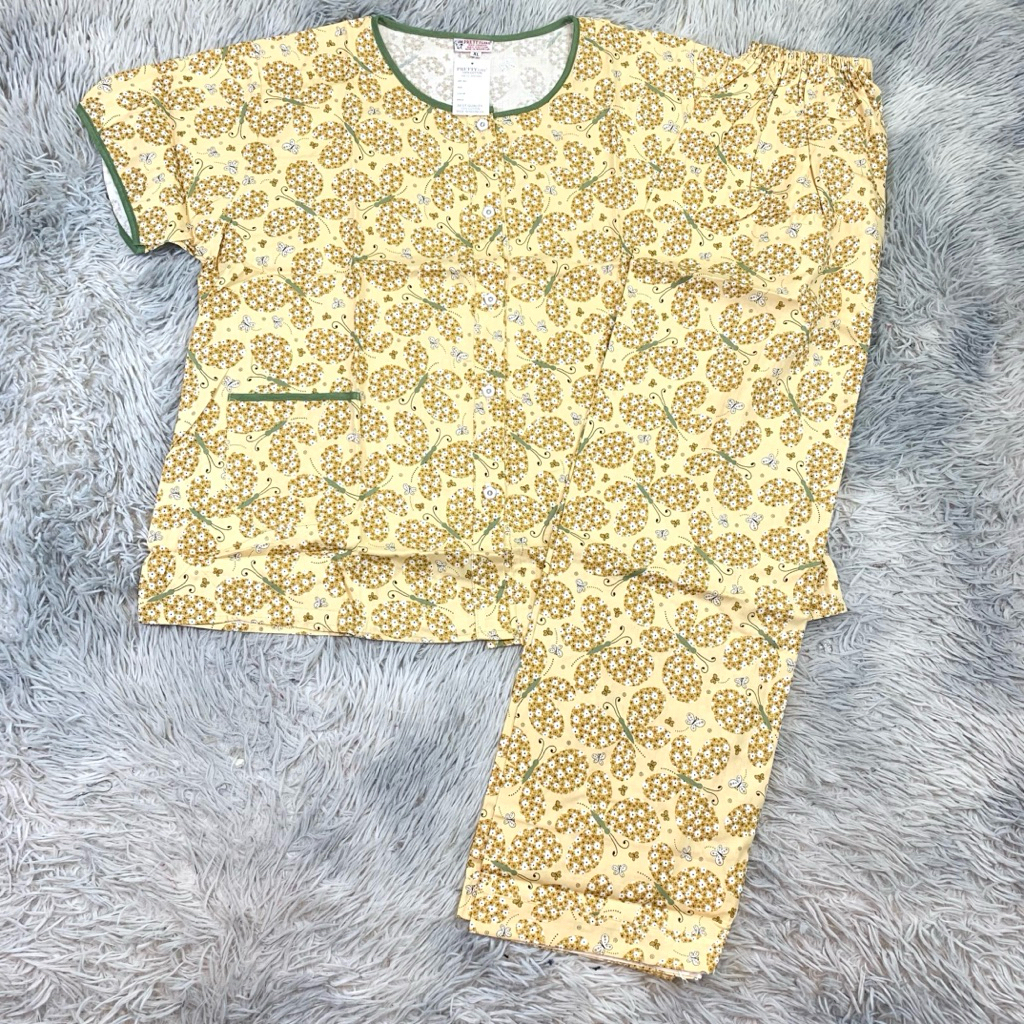 Tebobok - LD 120 CP Pretty Girl Katun | Baju Tidur | Piyama