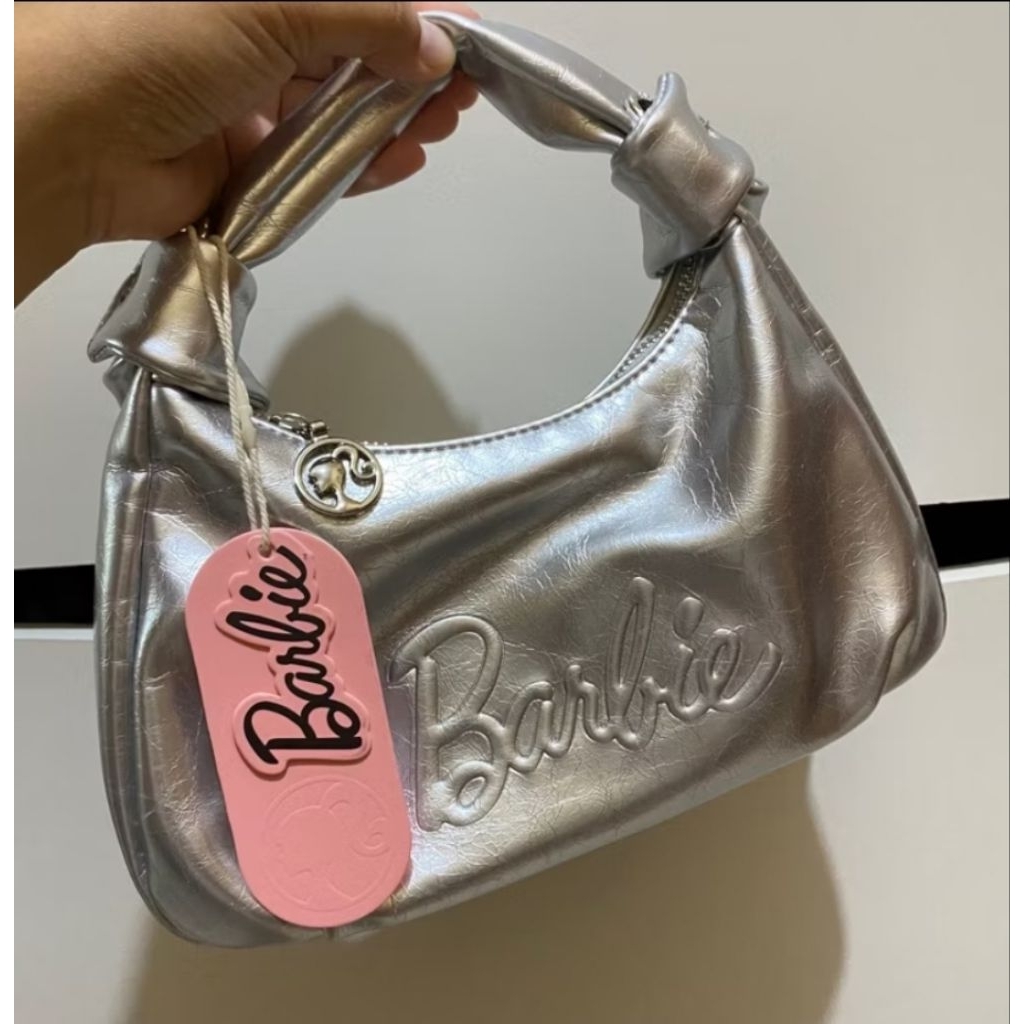 tas sabit barbie silver mewah