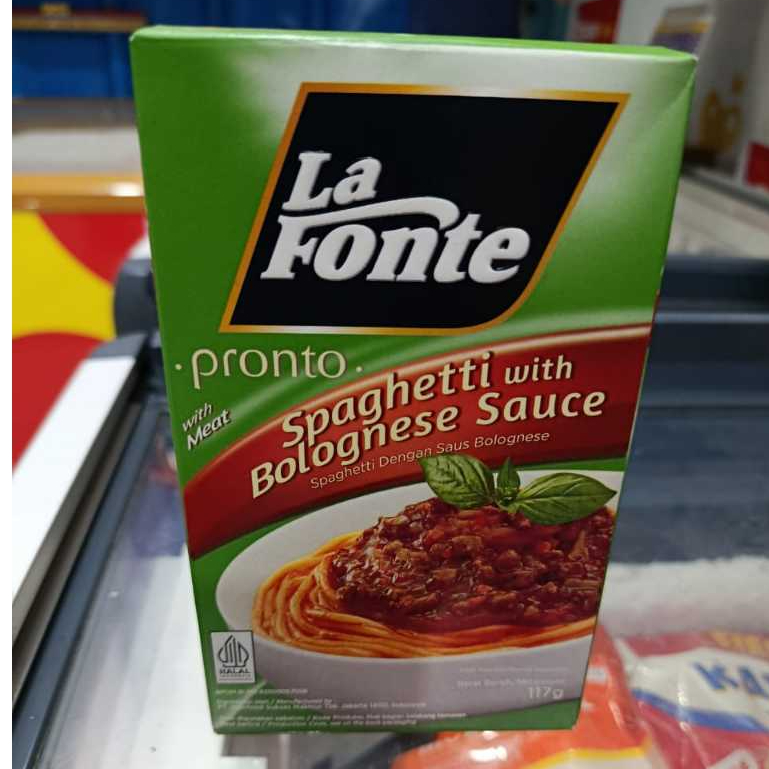 LA FONTE Pronto Spaghetti Bolognese 117g