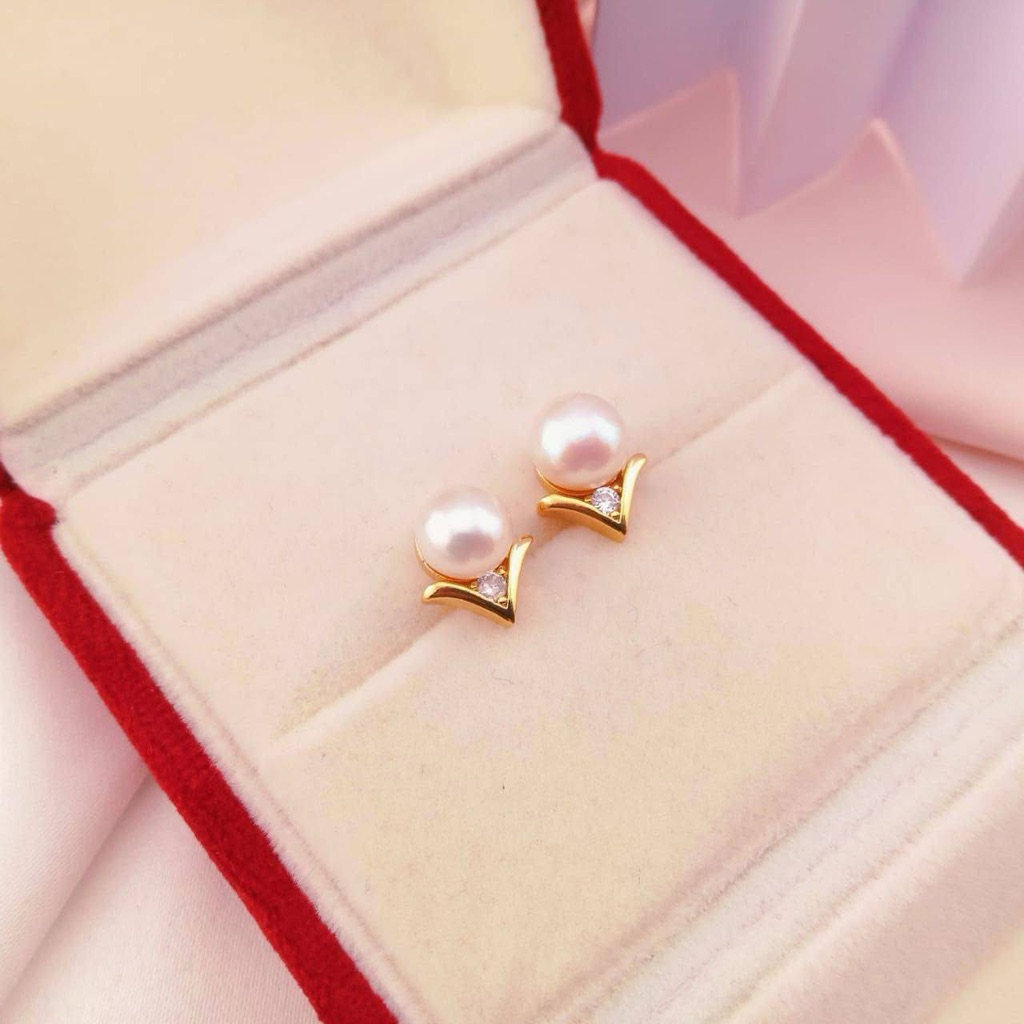 mutiara asli lombok | giwang rhodium rhodium mutiara air tawar asli lombok terbaru