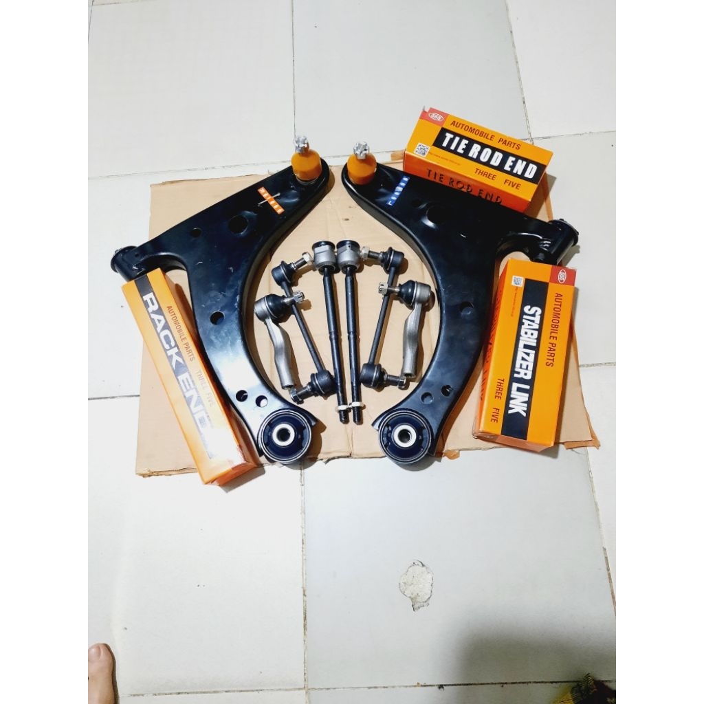 kaki kaki avanza komplite lower arm , linkstabil,  tie rod , rack end buat tahun 2004-2010