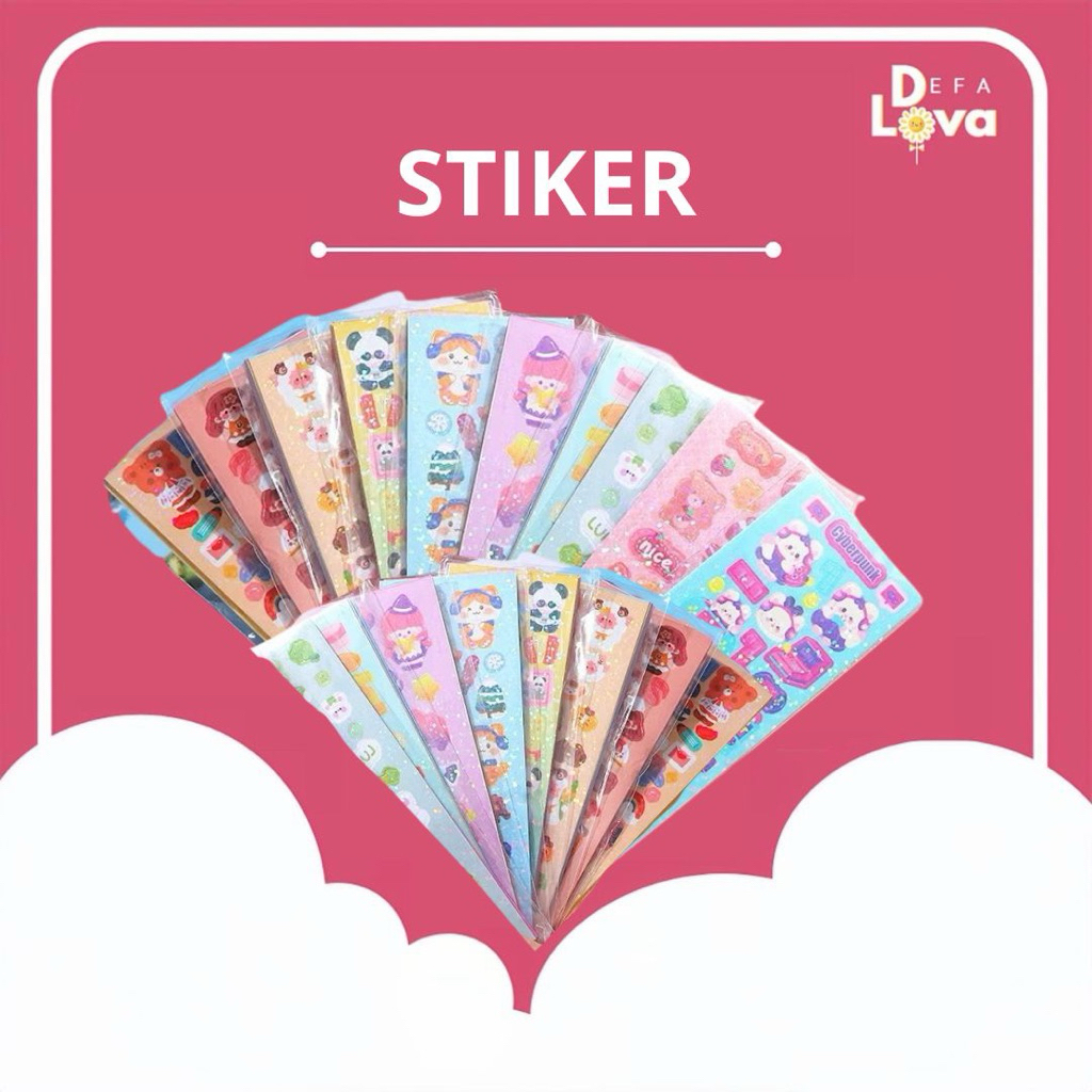 STIKER MURAH LUCU ESTETIK FULL BANYAK STIKER ANAK