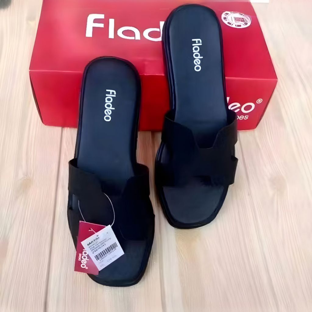 Promo Sandal Fladeo Wanita | Sandal Slop Fladeo Kekinian Terlaris | Sandal Wanita