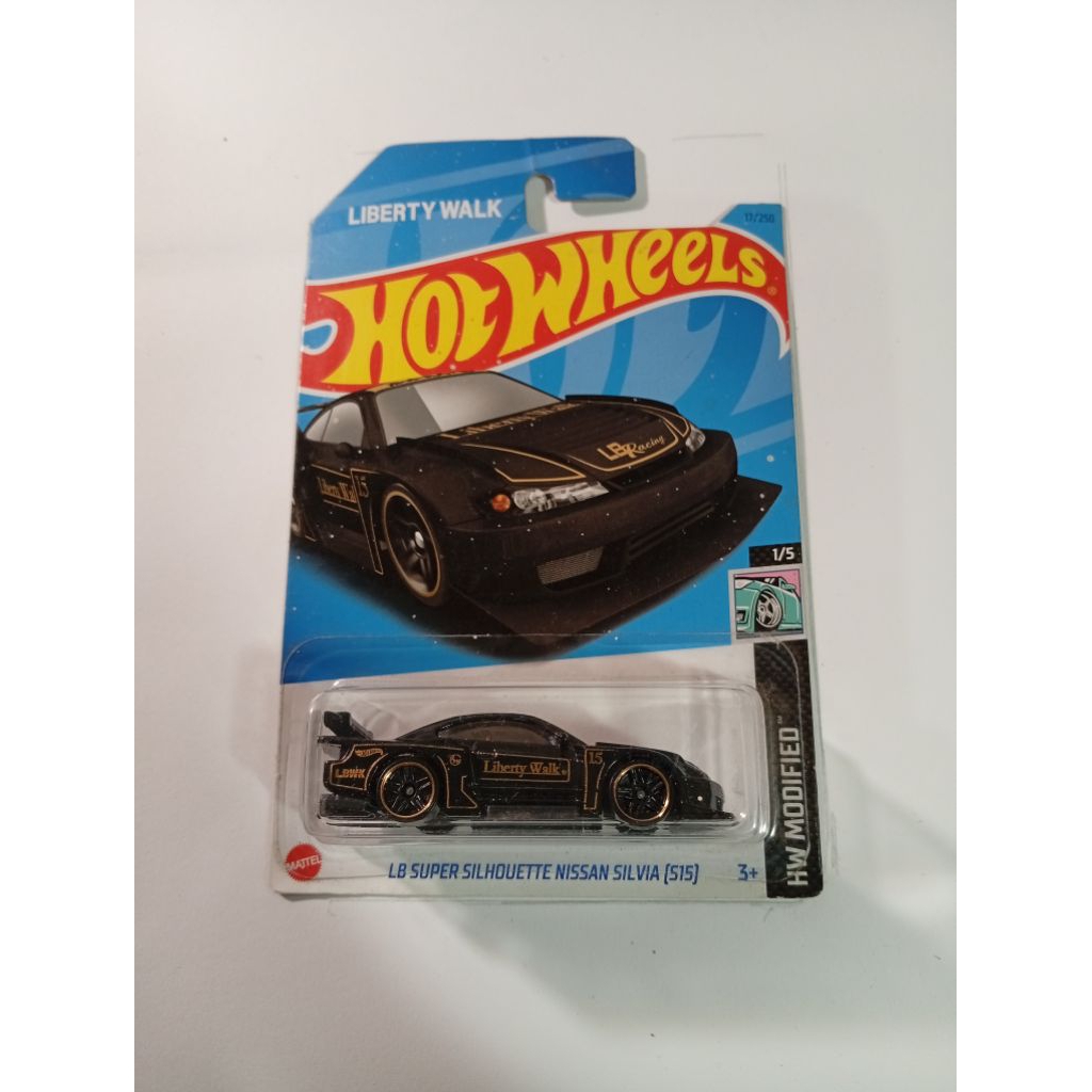 HOT WHEELS LB SUPER SILHOUETTE NISSAN SILVIA S15 LBWK HITAM