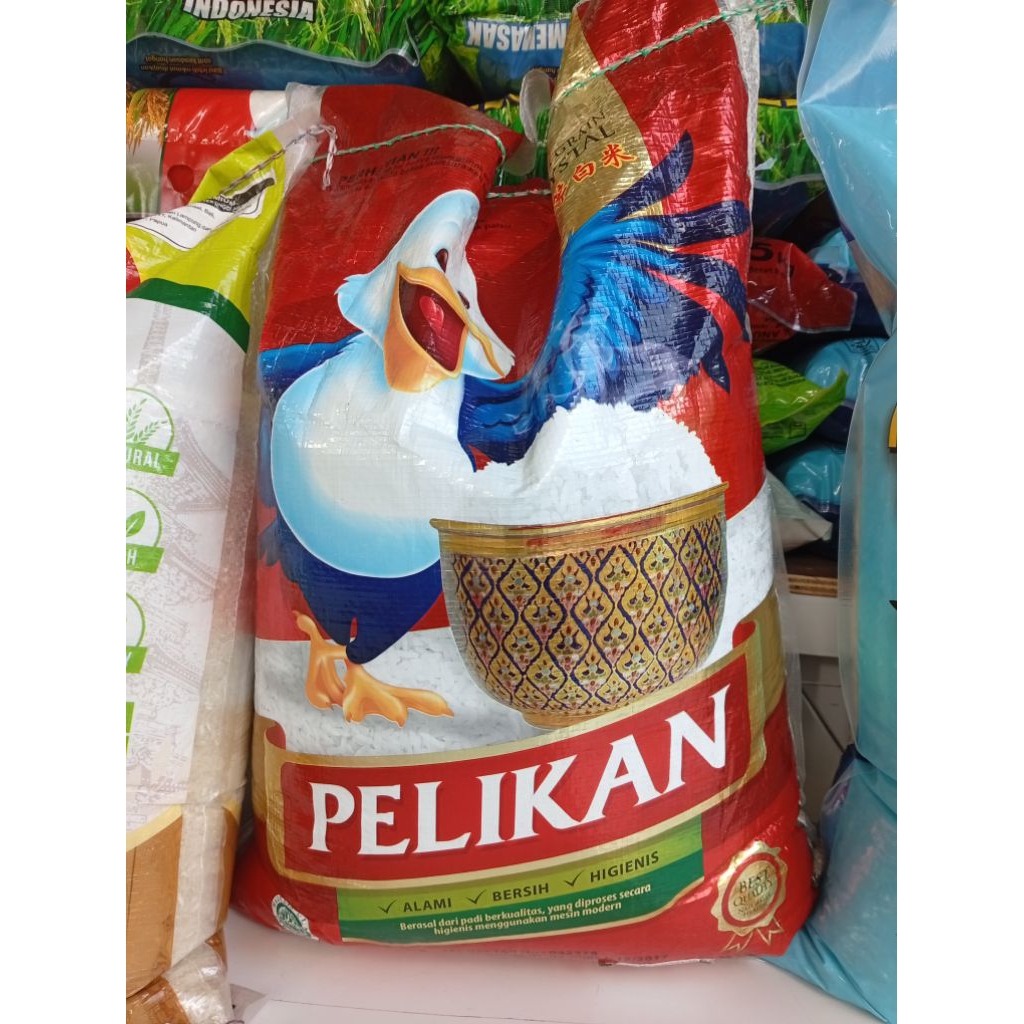 

beras premiun pelikan kemasan 10kg