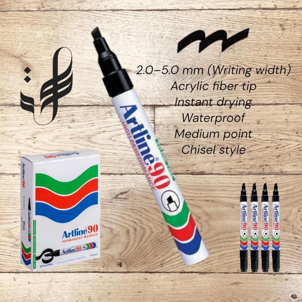 

Artline EK-90 / Spidol Permanent Marker Artline EK-90