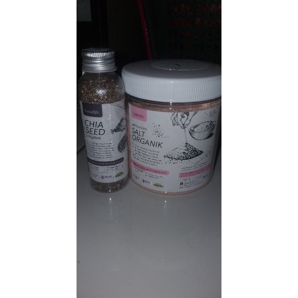 

naturlife...new salt organik dan chia seed