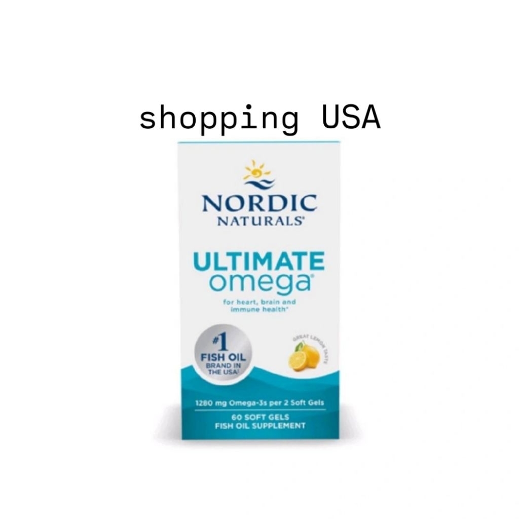 nordic naturals ultimate omega 1280 omega 60 sofgesl