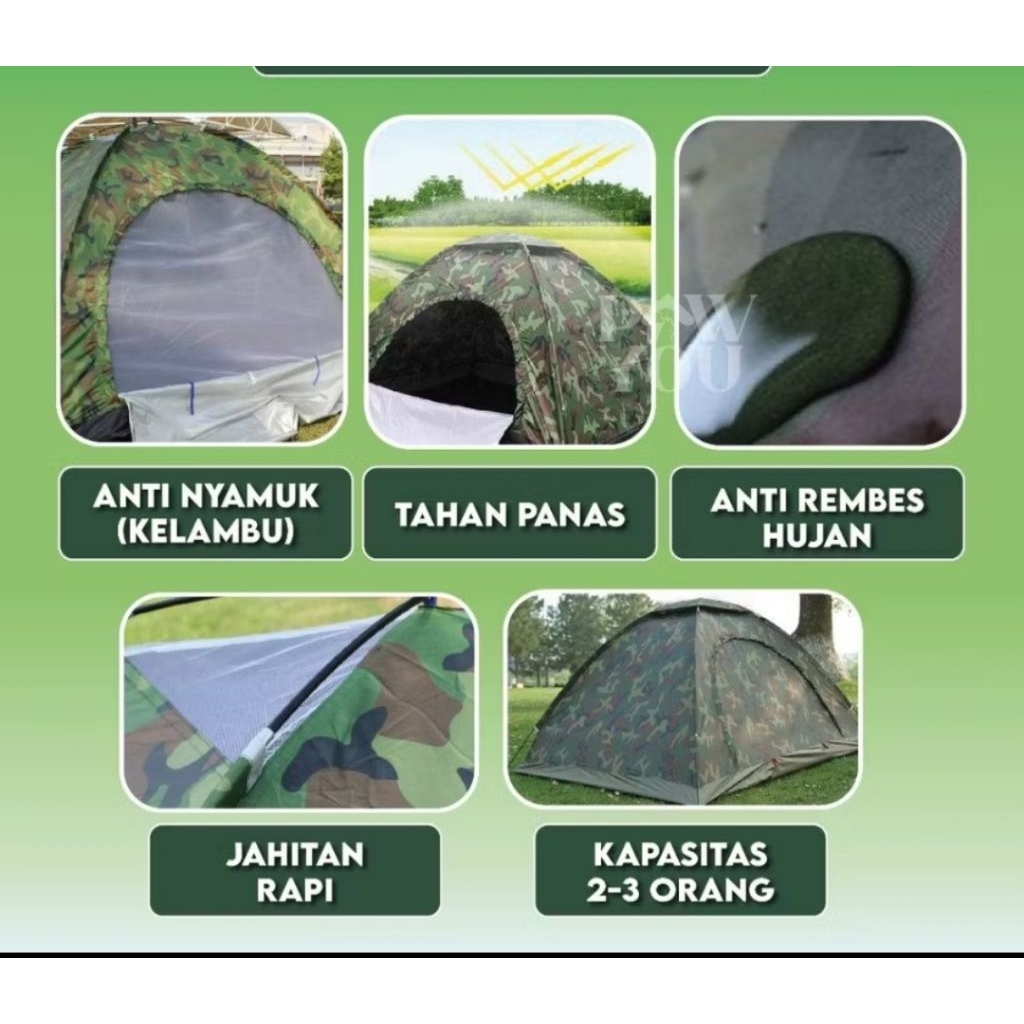 TENDA CAMPING ARMY