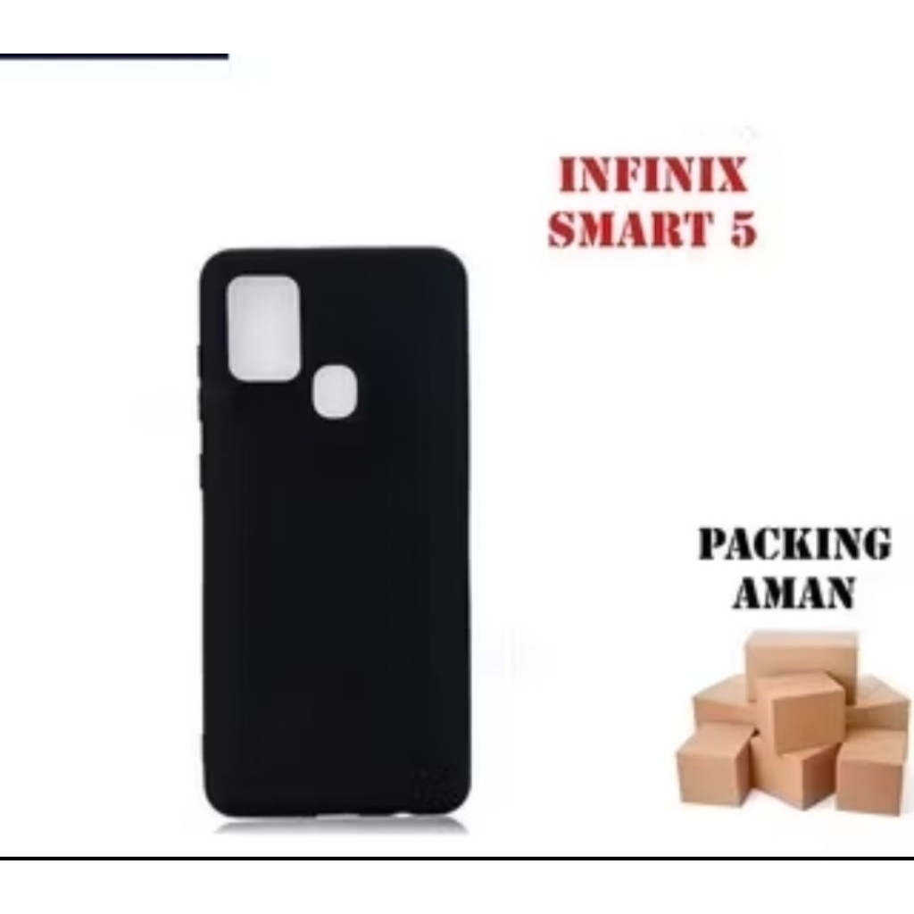 Casing Infinix Smart 5 SoftCase Black Matte