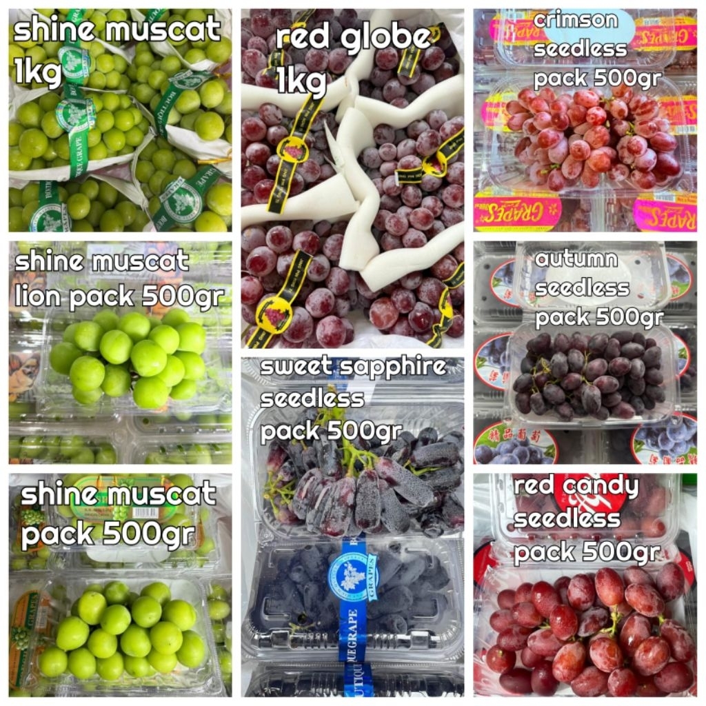 

anggur shine muscat anggur autumn 1kg