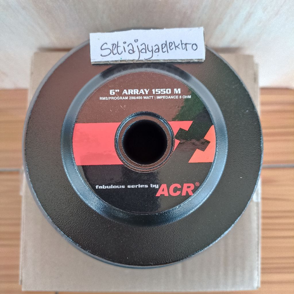 Speaker ACR Fabulous 6 inch 6" array 1550 m fab Midrange 400watt