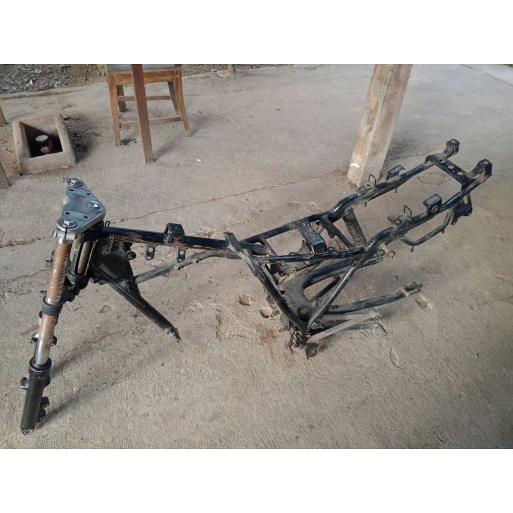 rangka chasis dan sok depan Thunder 125