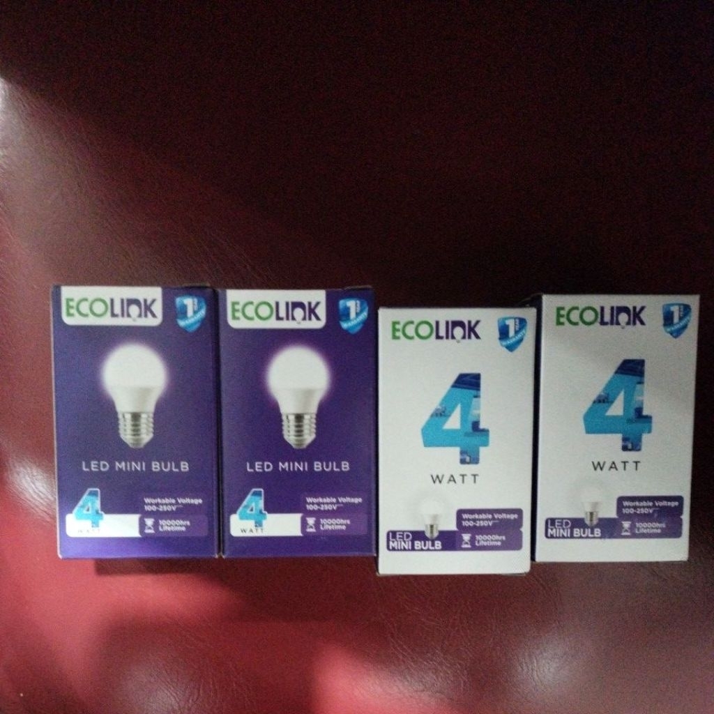 lampu LED ecolink 4 watt bulb